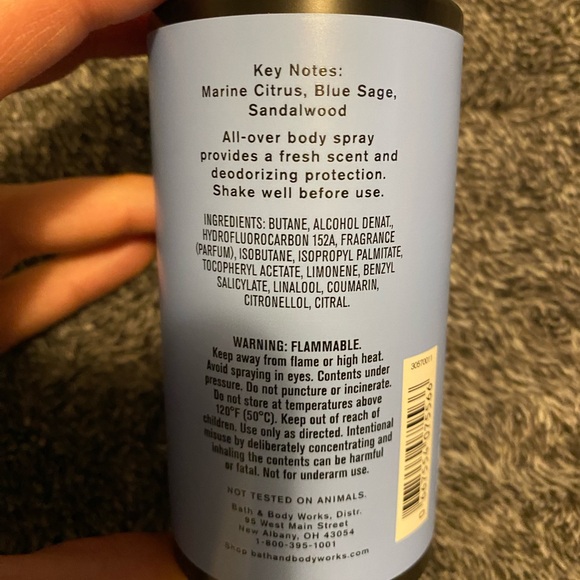 2 Men’s Collection Bath & Body Works Body Spray Graphite & Clean Slate Scents - Picture 7 of 8